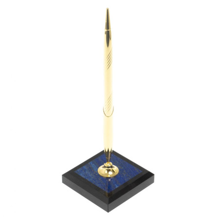 Подставка под ручку из афганского лазурита 7х7х21,5 см