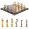 Шахматы "Ренессанс" доска 36х36 см мрамор лемезит фигуры цвет золото / серебро