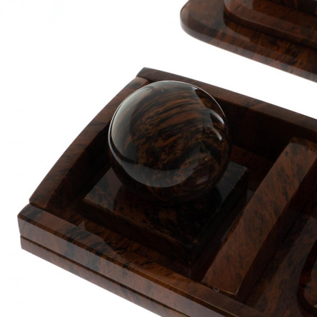 Письменный набор "Премиум" камень обсидиан