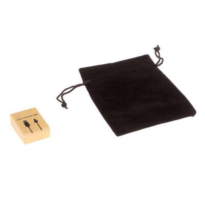 USB зажигалка из соколиного глаза с проводом для зарядки