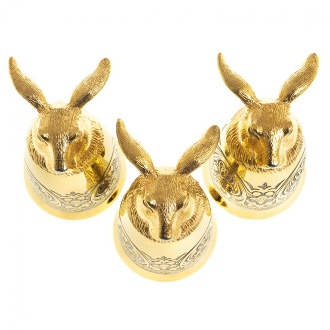 Стопки перевертыши "Заяц" 70 мл 3 шт Златоуст