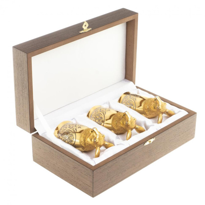 Стопки перевертыши "Заяц" 70 мл 3 шт Златоуст