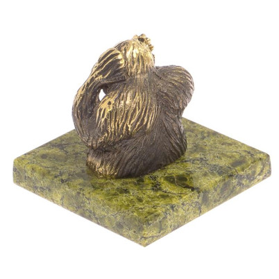 Обезьяна &quot;Ничего не слышу&quot; из змеевика