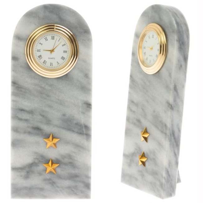 Часы из натурального камня &quot;Погон прапорщик МВД&quot;