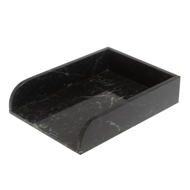 Настольный набор &quot;Орел&quot; из мрамора с бюваром и лотком А4