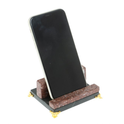 Подставка под телефон из камня креноид