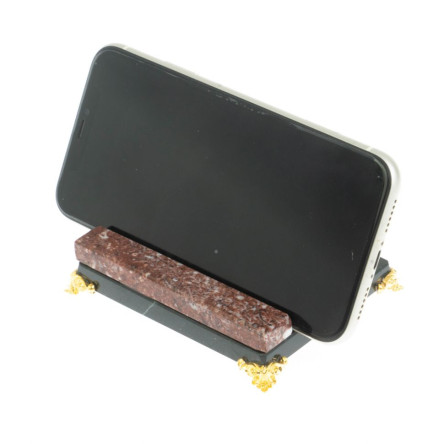 Подставка под телефон из камня креноид