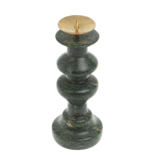 Подсвечник фигурный из шабровского змеевика 5х5х13 см