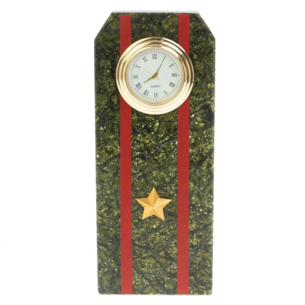 Часы подарочные "Погон майор ВС" серпентинит