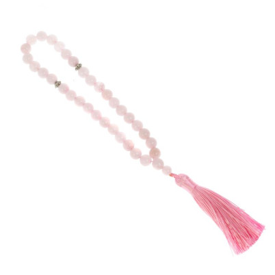 Четки из розового кварца 35 бусин