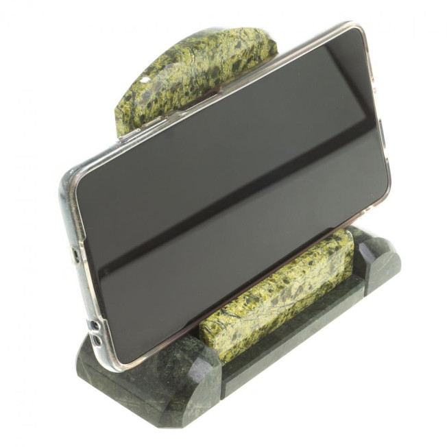 Подставка под телефон камень змеевик