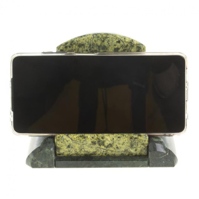 Подставка под телефон камень змеевик