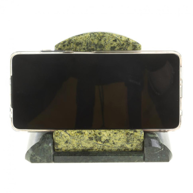 Подставка под телефон камень змеевик