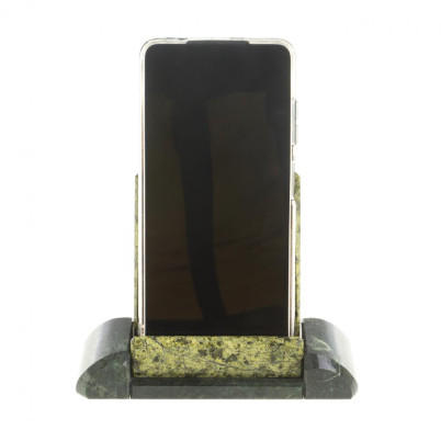 Подставка под телефон камень змеевик