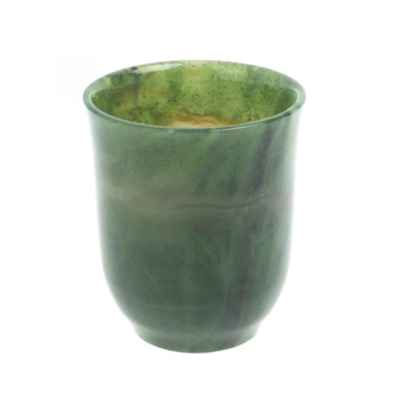 Кружка кофейная из нефрита 6,5х6,5х7,5 см 135 мл