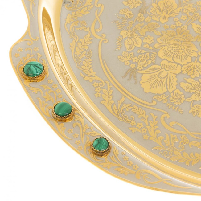 Набор чайный &quot;Малахит&quot; в подарочной коробке Златоуст