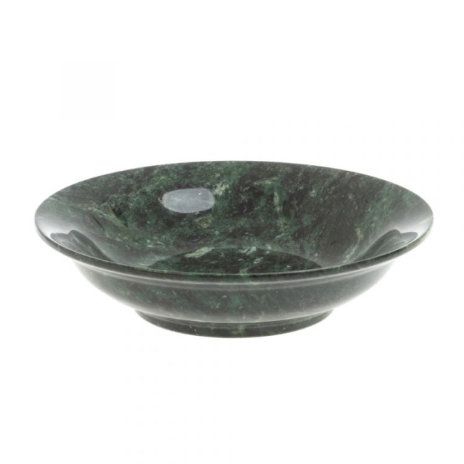 Тарелка из шабровского змеевика 12,5х12,5х3 см