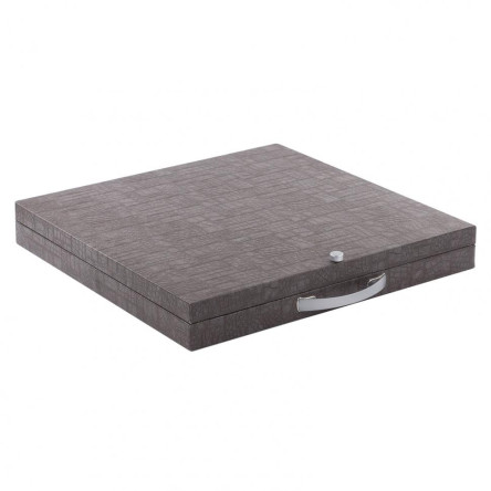 Шахматы подарочные "Средневековье" с бронзовыми фигурами 40х40 см