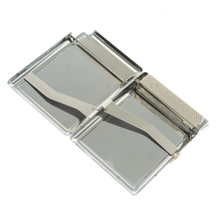 Портсигар на 20 сигарет с зажигалкой камень амазонит