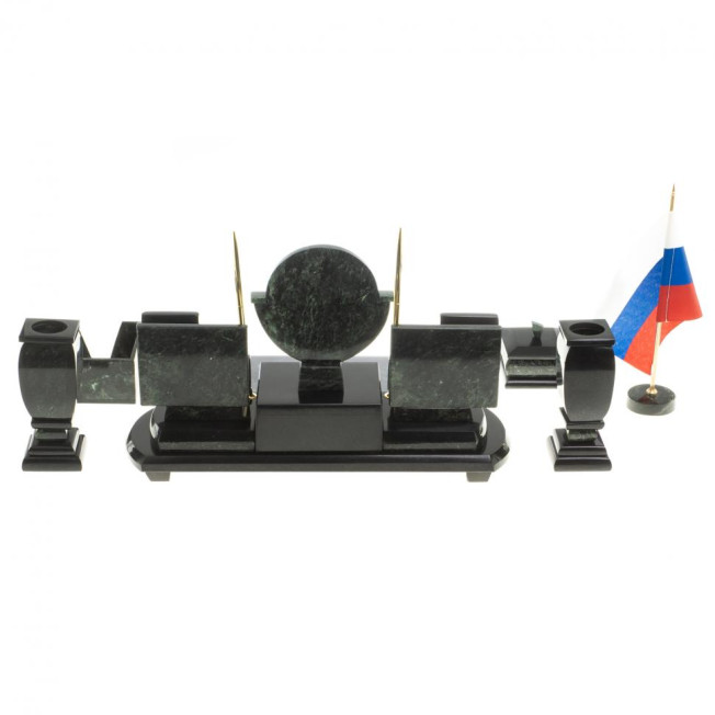 Письменный набор из змеевика "Директор"