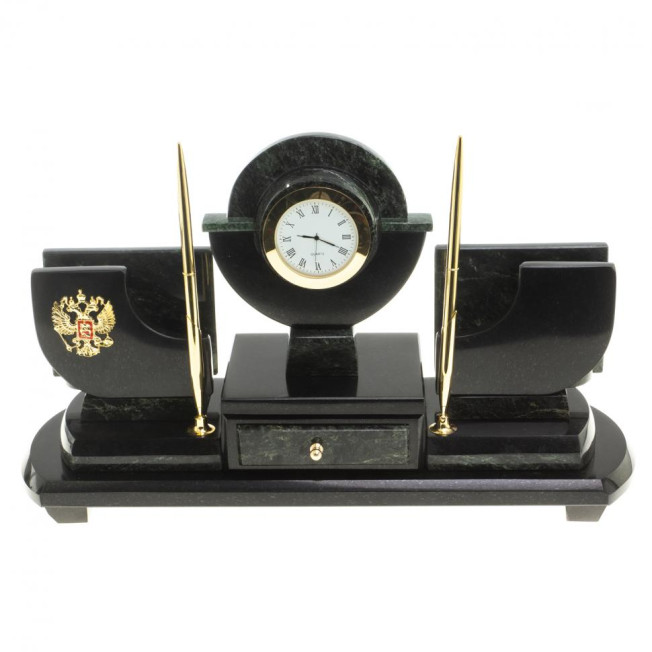 Письменный набор из змеевика "Директор"