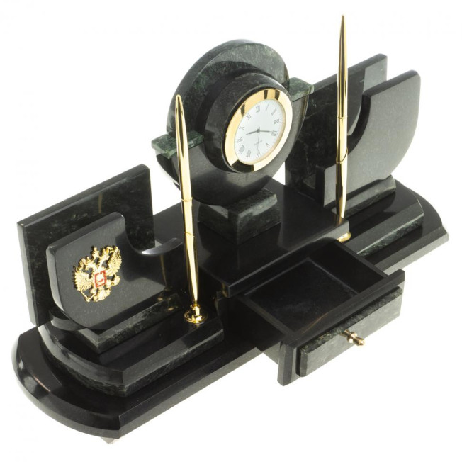 Письменный набор из змеевика "Директор"