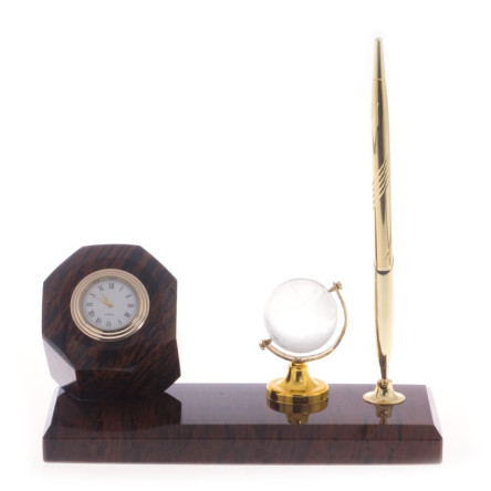 Мини-набор "Бочка" камень обсидиан коричневый