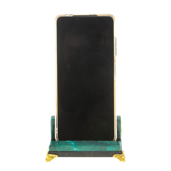 Подставка под смартфон камень змеевик