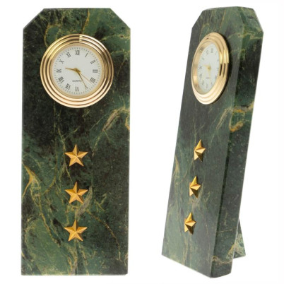 Часы погон "Старший прапорщик ВС" из змеевика