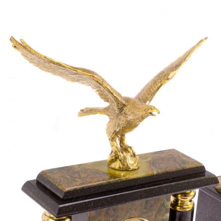 Настольный набор "Орел" офиокальцит бронза