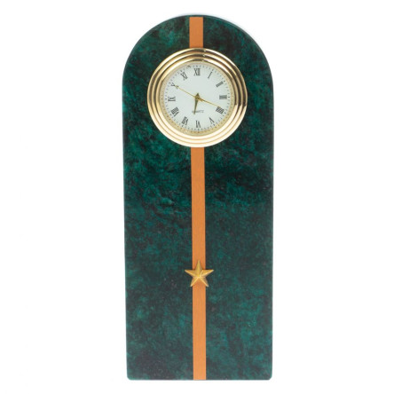 Часы "Погон младший лейтенант МЧС" камень змеевик