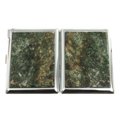 Портсигар на 20 сигарет с зажигалкой камень актиновит