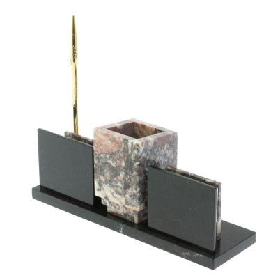 Мини - набор &quot;Менеджер&quot; с гербом РФ камень креноид