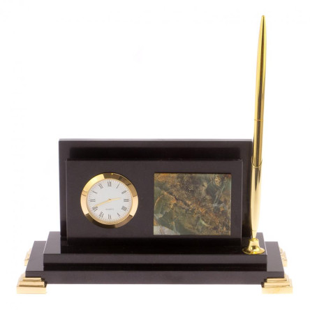 Настольный мини-набор "Стильный" долерит офиокальцит