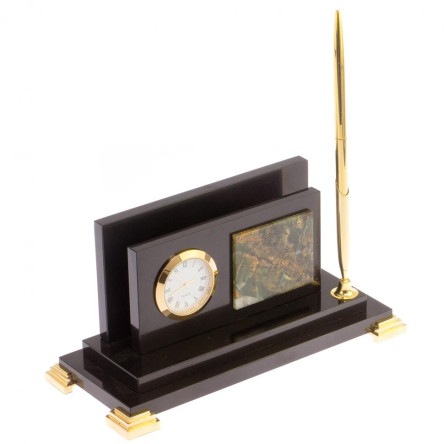 Настольный мини-набор "Стильный" долерит офиокальцит