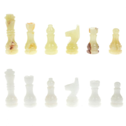 Шахматы "Сувенирные" мрамор,оникс доска 20х20 см