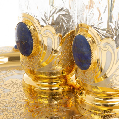 Набор чайный &quot;Лазурит&quot; в подарочной коробке Златоуст