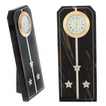 Часы погон &quot;Старший лейтенант&quot; камень обсидиан