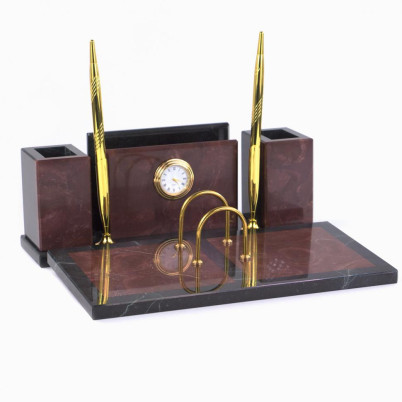 Письменный прибор &quot;Советник&quot; из лемезита