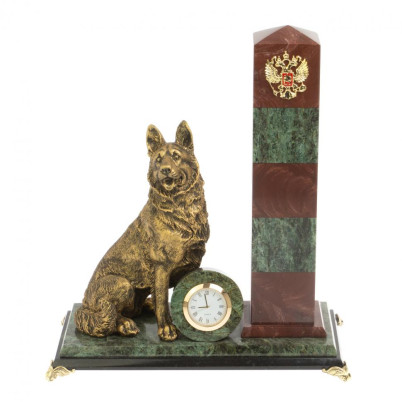 Подарочные часы из камня &quot;Пограничный столб&quot;