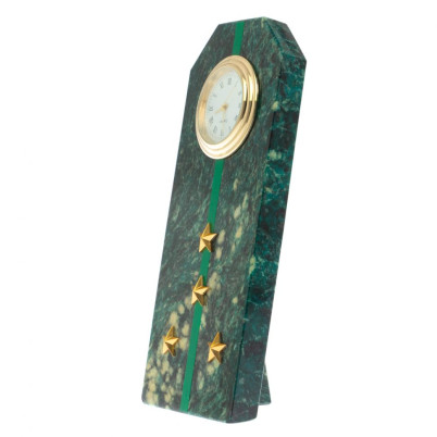 Часы-погон &quot;Капитан прокуратуры РФ&quot; камень змеевик