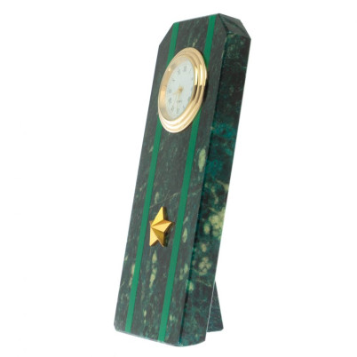 Часы-погон &quot;Майор прокуратуры РФ&quot; камень змеевик