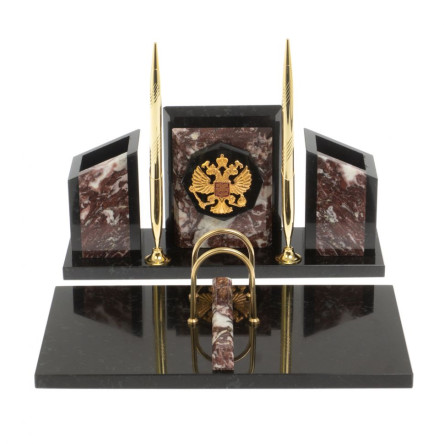 Письменный набор "Канцелярский" с гербом креноид