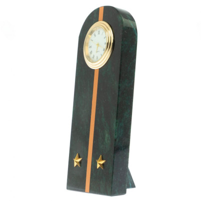 Часы &quot;Погон лейтенант МЧС&quot; камень змеевик