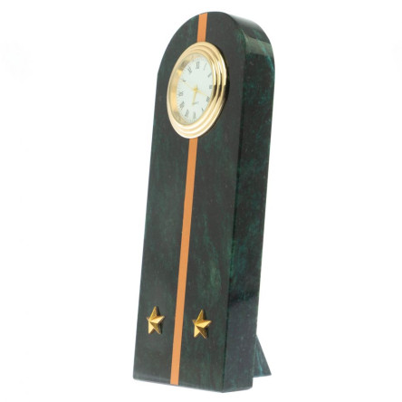 Часы "Погон лейтенант МЧС" камень змеевик