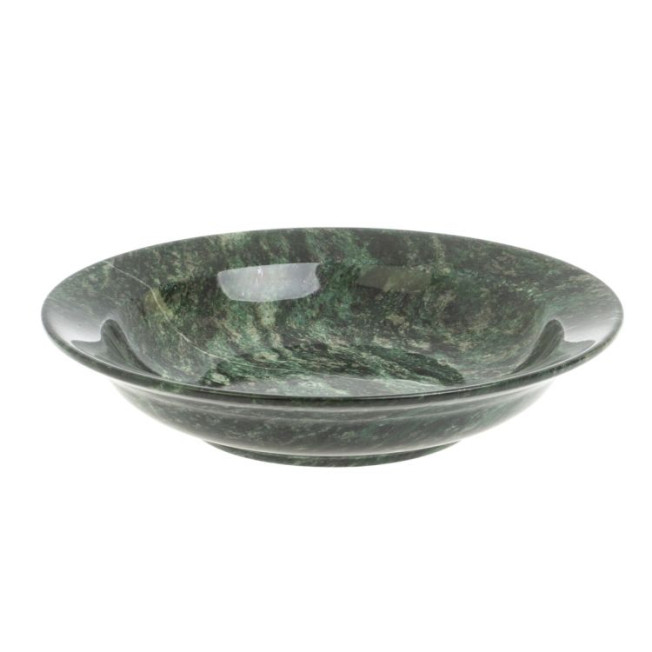 Тарелка из шабровского змеевика 19,5х19,5х4 см