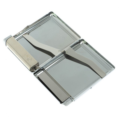 Портсигар 20 сигарет с зажигалкой камень нефрит