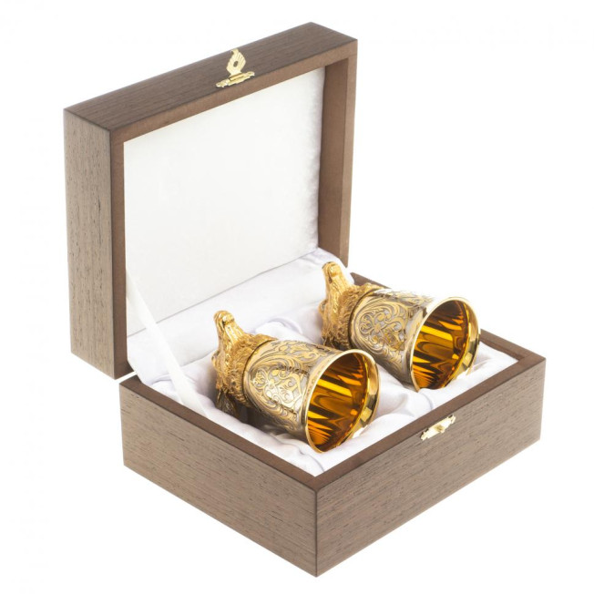 Стопки перевертыши "Олень" 70 мл 2 шт Златоуст